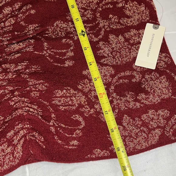 NWTS ANTHROPOLOGIE RUCHED SWEATER (L) - Picture 10 of 14